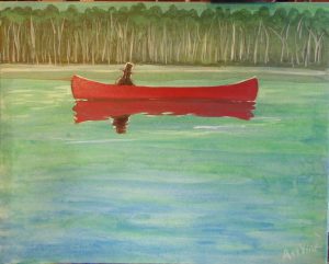 Peter Doig canoe